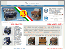 Tablet Screenshot of beltrami-fisarmoniche.it